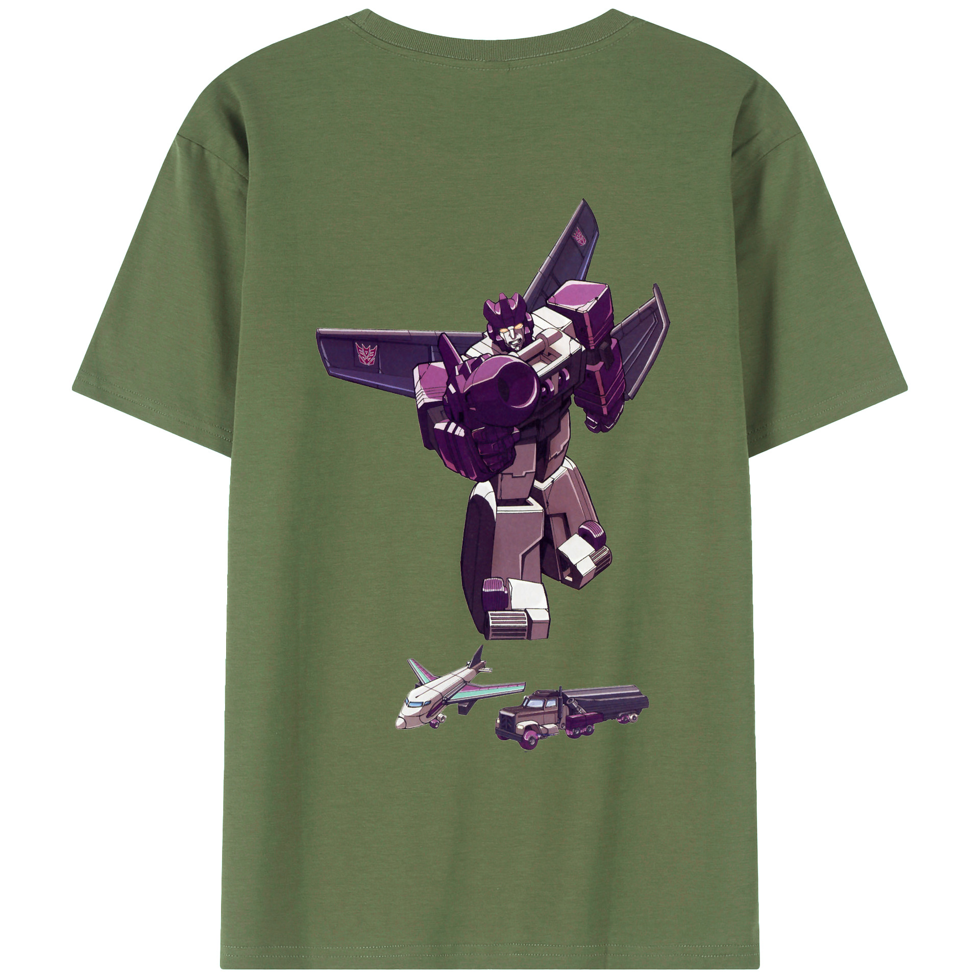 （画像用）  綿100％ メンズ半袖Tシャツ（バックプリント） 通気性